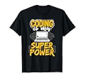 Coding Is My SuperPower Computer Programming Web T-Shirt