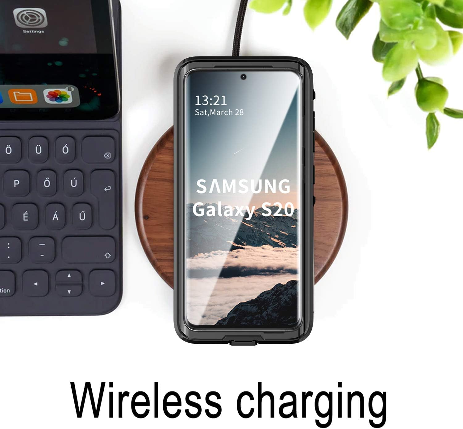 Janazan Samsung Galaxy S20 Waterproof Case, Full Sealed Underwater Protective Cover, Waterproof Shockproof Snowproof Dustproof with Built-in Screen Protector for Galaxy S20 5G 6.2 inch 2020 (Dark)