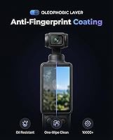 Vista 6 de DJI Osmo Pocket 3 - Protector de pantalla + protector de lente Osmo Pocket 3 [2 + 2 unidades], bolsillo 3 accesorios, vidrio templado ultrafino