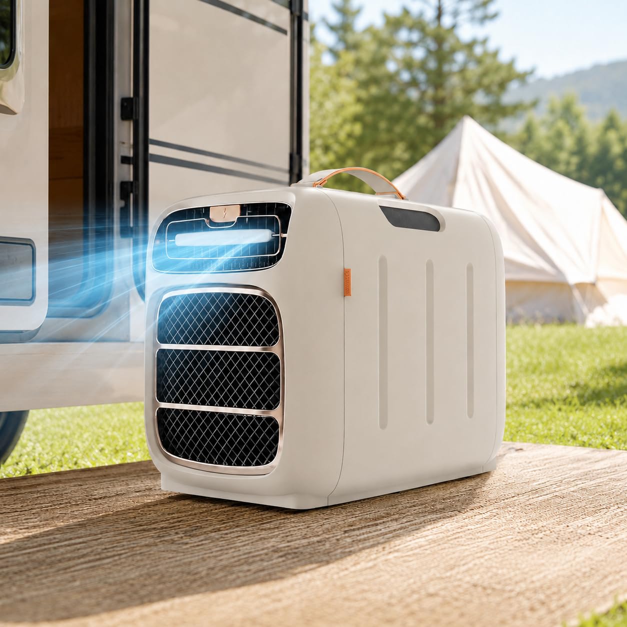 Portable Air Conditioner 4800 BTU With Timer And Remote, Camping AC Unit