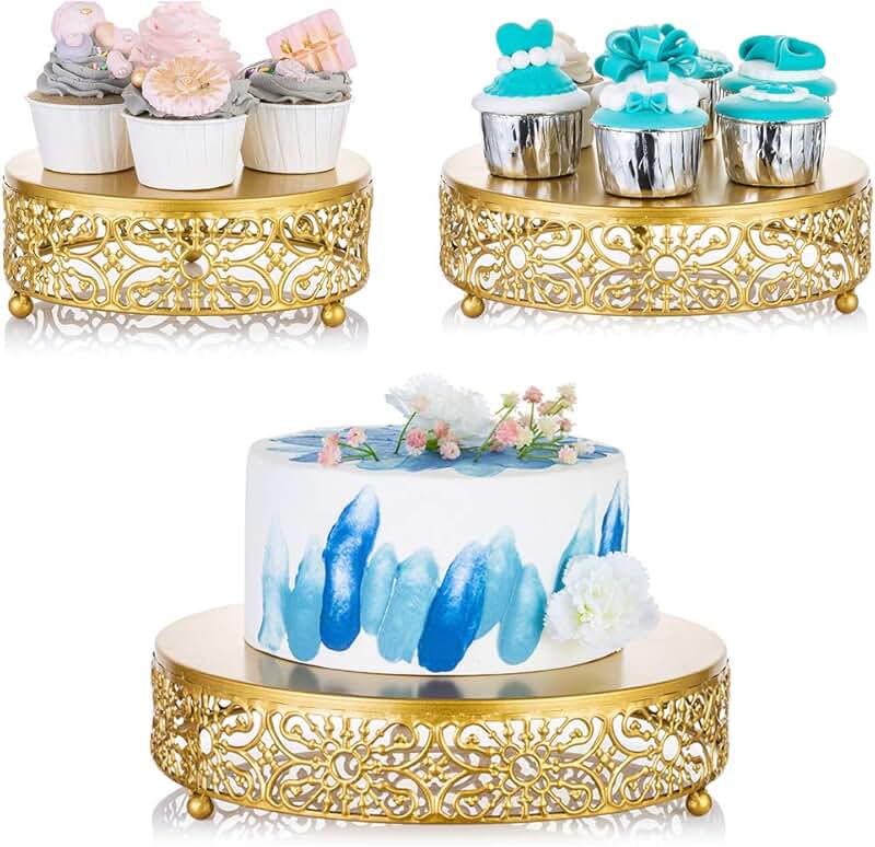 Amazon.es cake stand gold