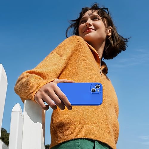 Miniatura 1034 de Miracase - Funda diseñada para iPhone 11 con protector de pantalla, funda de goma de silicona líquida, protección total contra caídas y a prueba