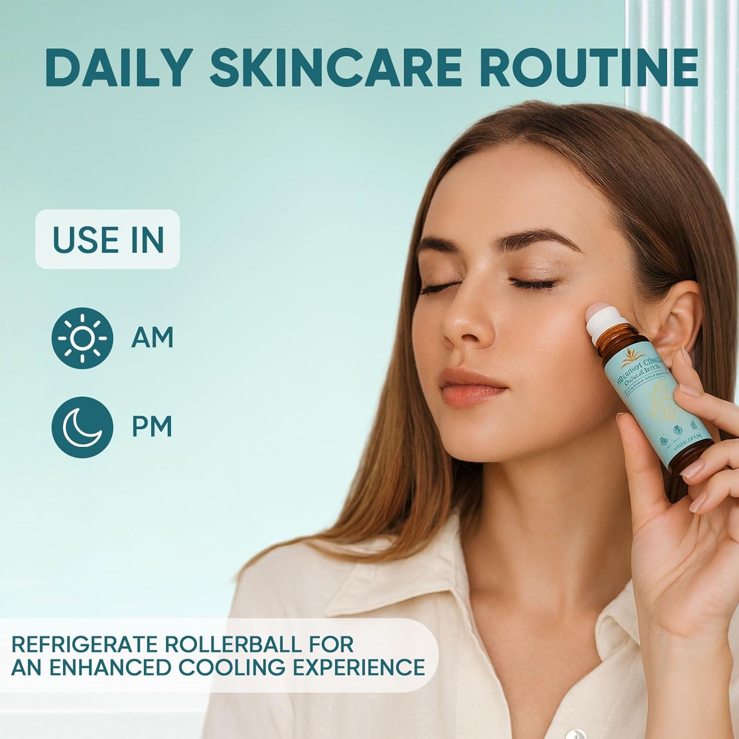 Frankincense and Castor Oil, Castor Oil Roll On with Rose Quartz, 100% Pure, Organic, Cold-Pressed, Firms Skin, Reduces Fine Lines & Hormone Balance, Suitable for Face, Neck, Abdomen, 50ML/1.7OZ (1) - Image 7