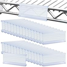 JCUGSBS Lot De 12 étiquettes à Clipser Pour Panier De Cuisine