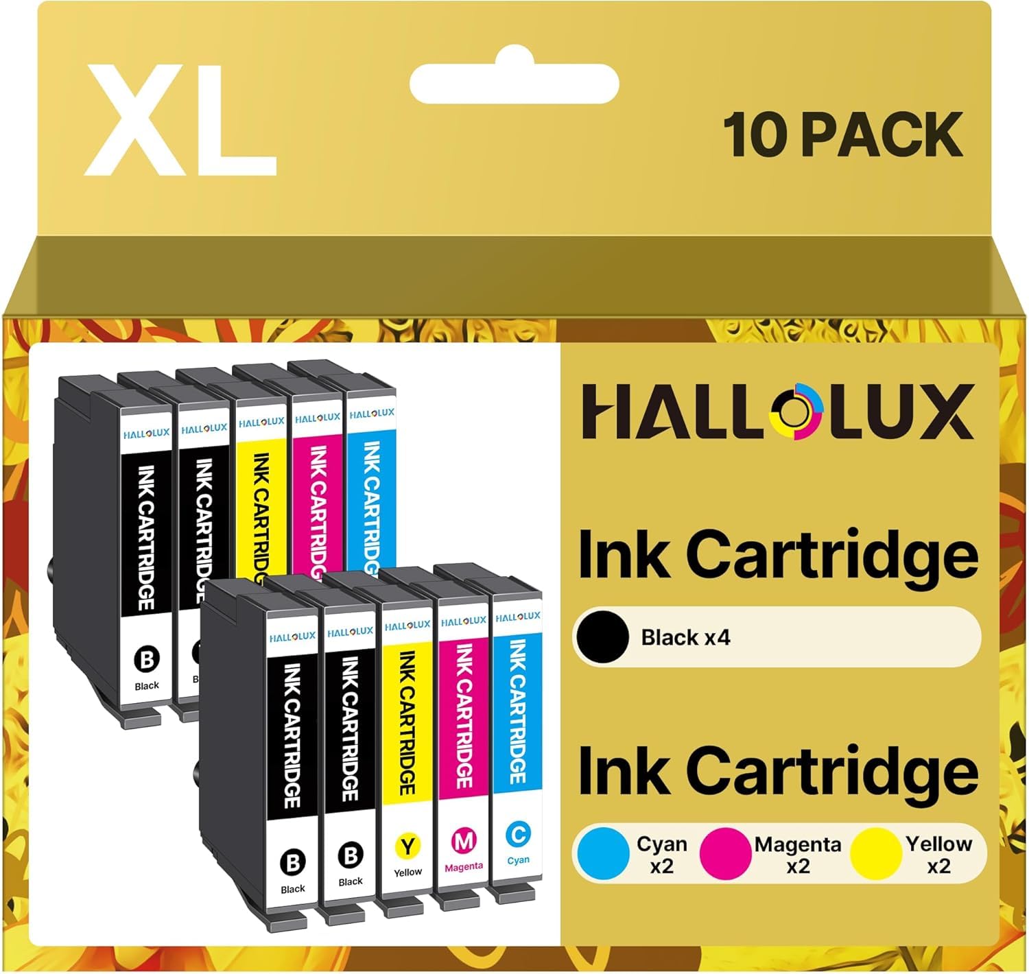 Kompatibel für 604XL Druckerpatronen Kompatibel für WF 2930 pro Minute | Kompatibel für 604 Patronen für Epson XP 2205 Druckerpatronen für XP 3200 XP 4200 XP 3205 XP 4205 WF2930 WF2935 (10er-Pack)