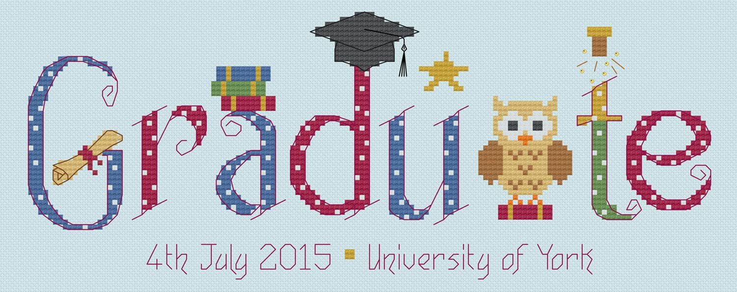 NIA Graduate Cross Stitch Kit