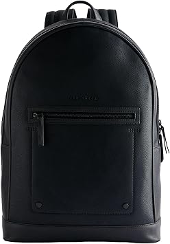 Ted Baker Lansen Recycled Leather Backpack Black, black, One Size