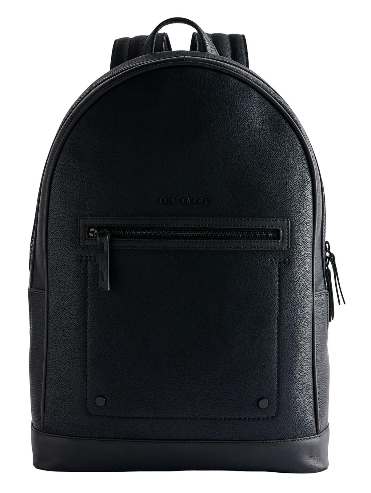 Ted Baker Lansen Recycled Leather Backpack Black, black, One Size