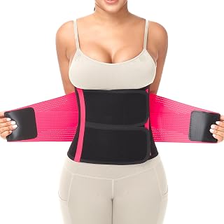 Waist Trainer for Women Man Waist Tmimmer Ab Belt Tummy Control Body Shaper Workout Sweat Belt Sports Sauna Suit