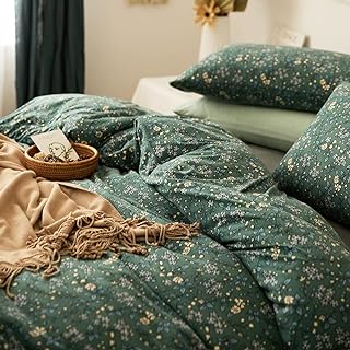LifeTB Floral Jersey Knit Duvet Cover