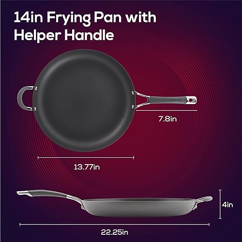 Miniatura 3 de Circulon - 83906 Radiance Sartén Antiadherente Anodizado Duro y Sartén Antiadherente Anodizado Duro Symmetry - 10 pulgadas y 12 pulgadas