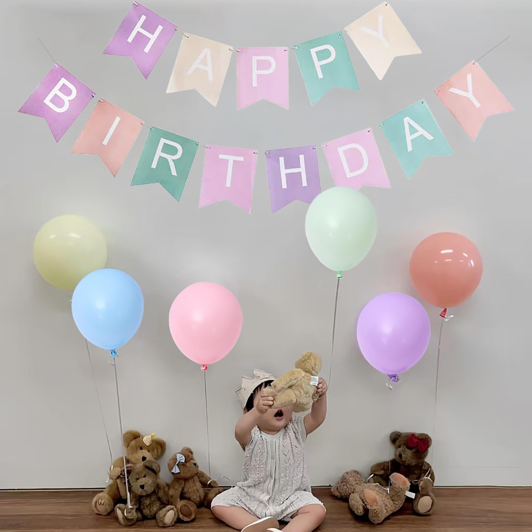 Amazon | ZHUHAOYUN 風船 誕生日 バルーン セットHAPPY BIRTHDAY文字