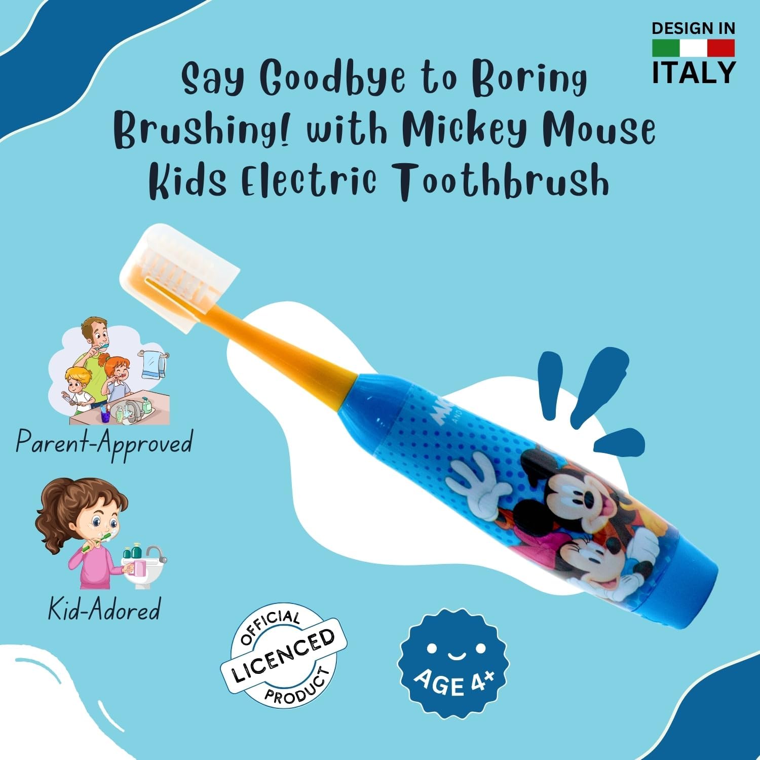 Cepillo de dientes infantil Mr White Mickey and friends por 4,99€ ¡¡50% de descuento!!