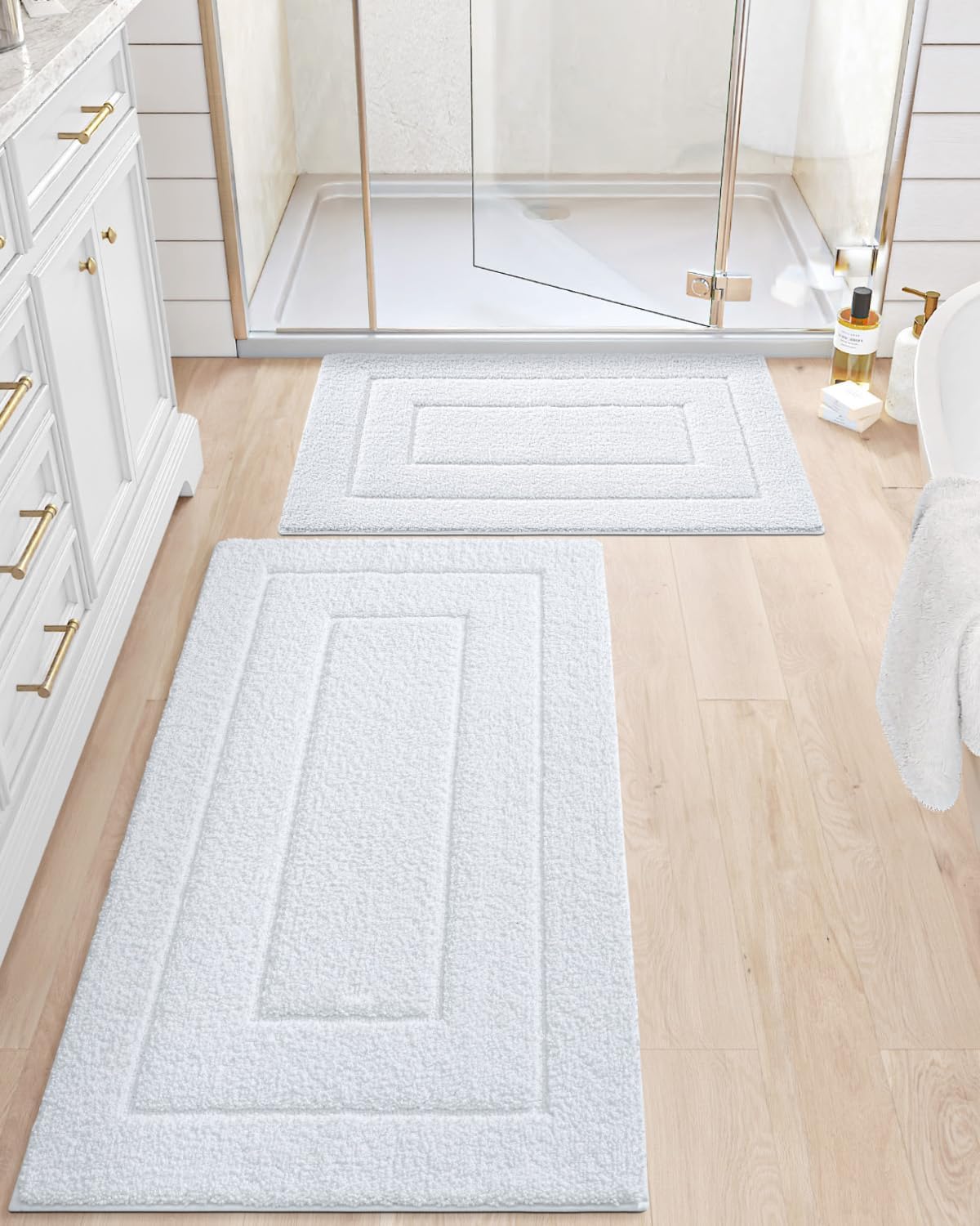 DEXI Bathroom Rug Mat, Extra Soft Absorbent Premium Bath