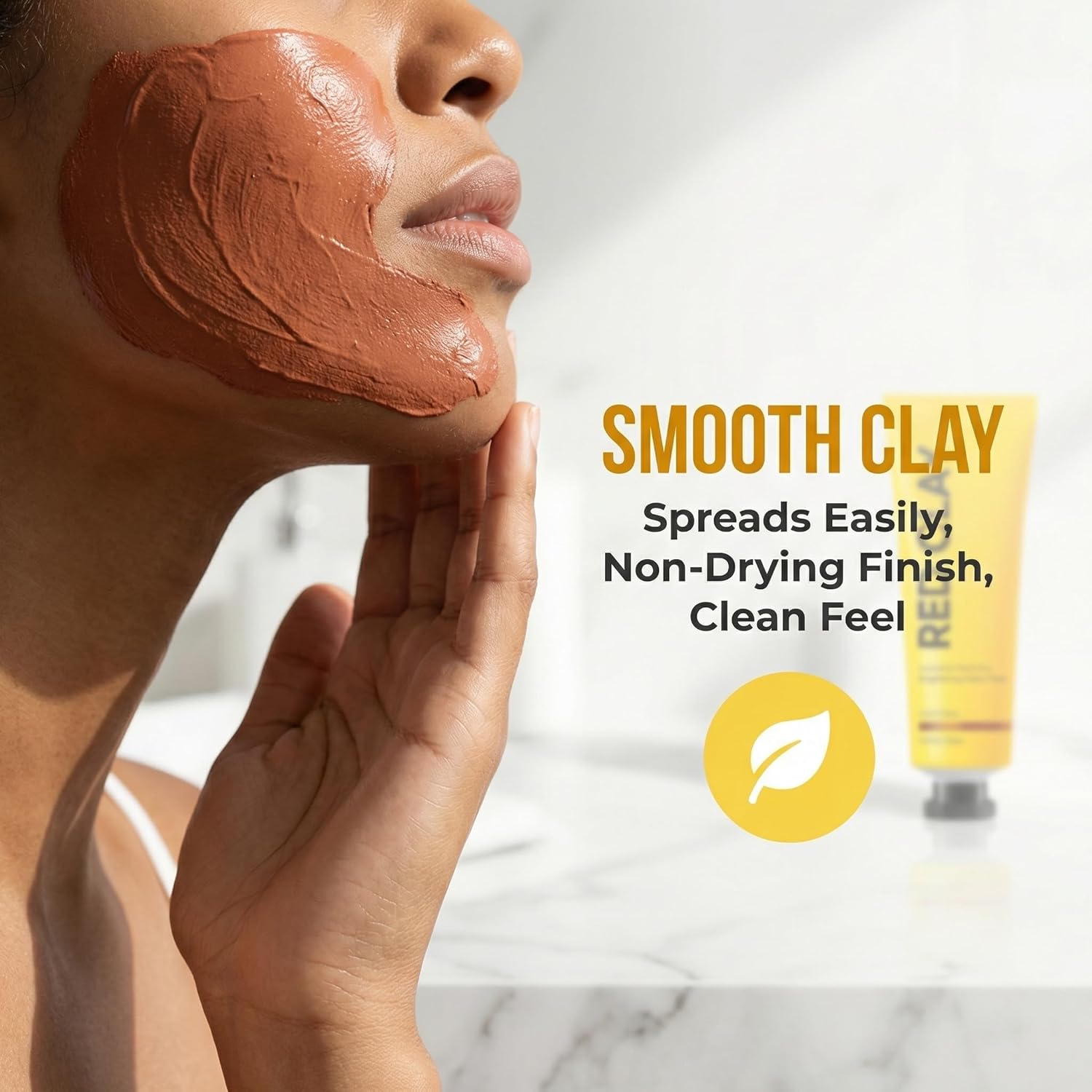 Australian Red Clay Face Mask, Mineral-Rich Detox Mud Mask with Kakadu Plum, Gentle Clay Mask for All Skin Types, 3.52 oz (2)