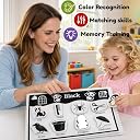 Colors Busy Book Toy for Toddlers & Kids 2–5 Years | Montessori Colour Matching Activity with 80 Reusable Velcro Stickers | Learn 10 Colours, Early Learning Toy, Fine Motor Skills, Travel Quiet Activity gallery image