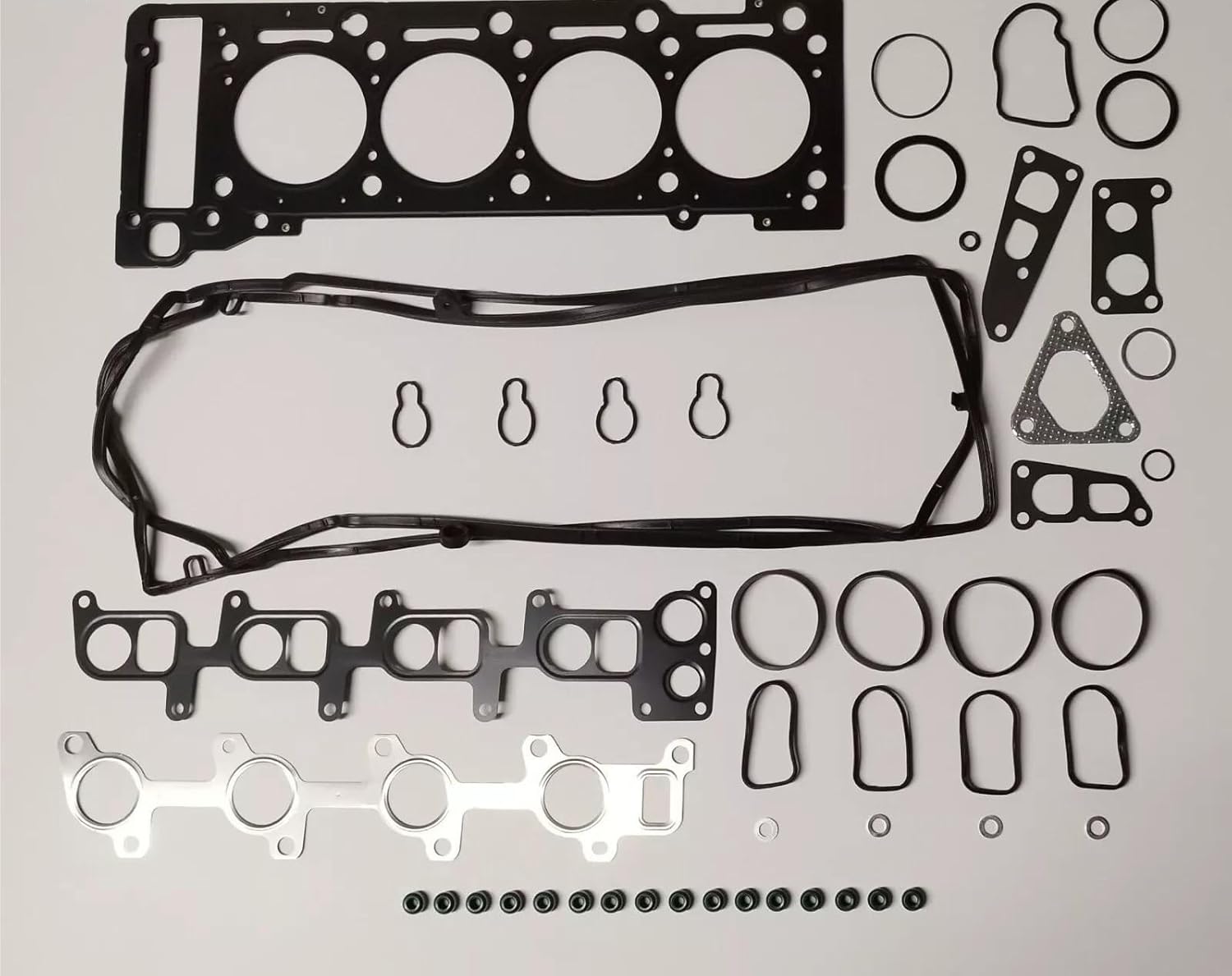 6001548037 6001548038 6001549030 50187000 6110104520 6110100605 Engine Overhaul Gasket Seals Kit Compatible with Benz C-Class W203 CL203