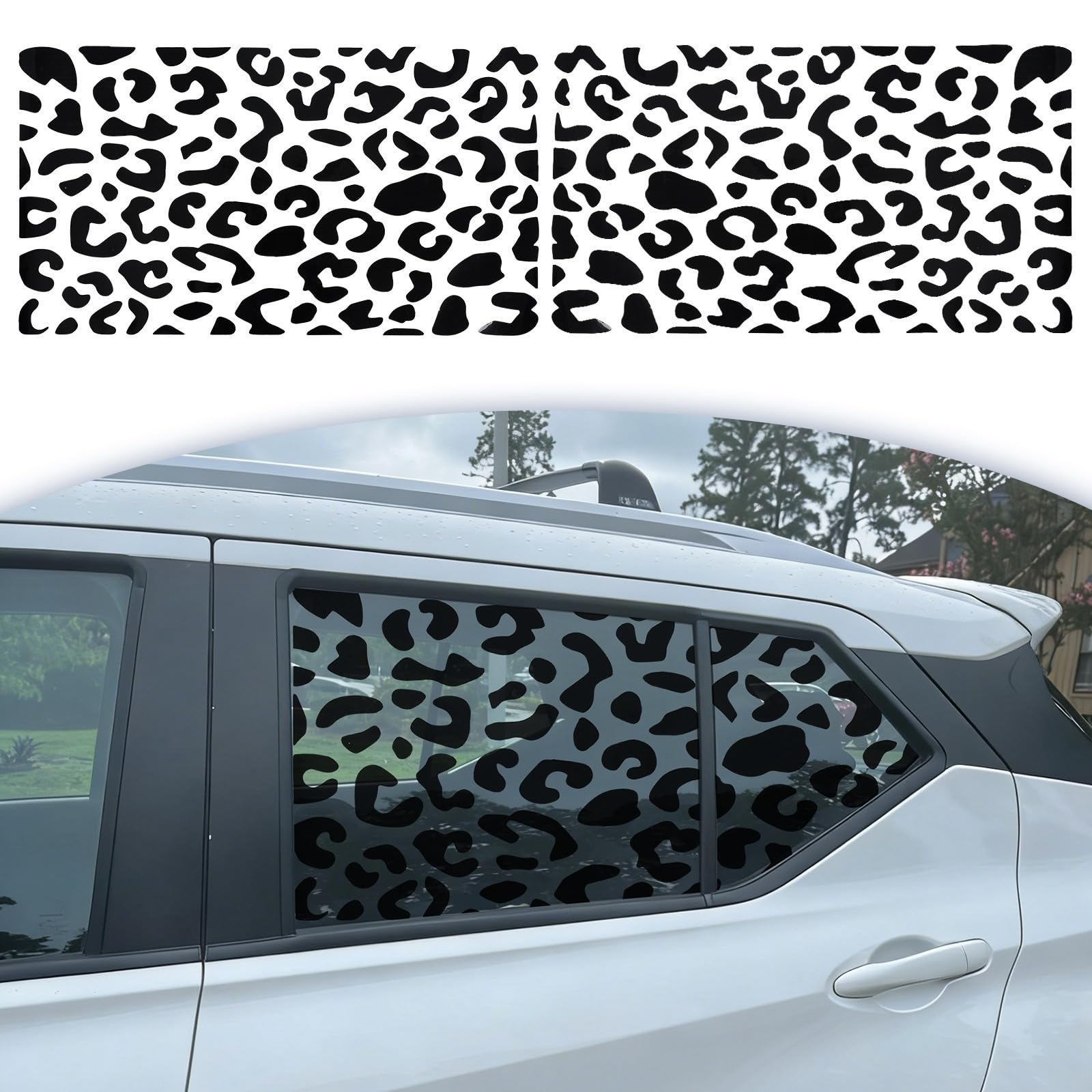 Autocollant de fenêtre latérale pour masquer les reflets et relooker un SUV
