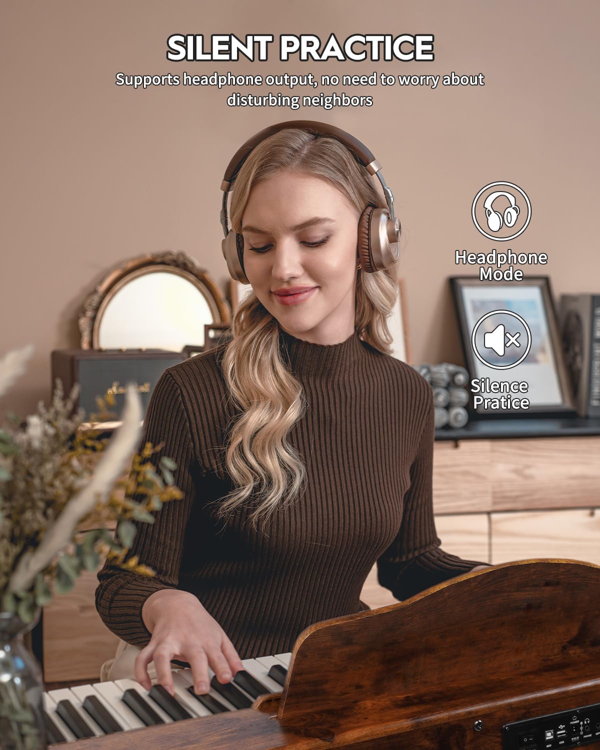 Control panel of the STRICH SDP-300S Digital Piano