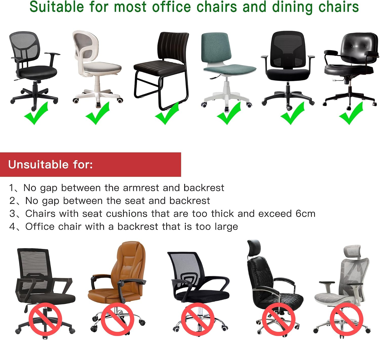 High Elasticity Anti Slip Office Chair Cover, Split Design for Easy Installation,Universal Desk Chair Cover wear-Resistant and Scratch Resistant (Sky Blue, Chair seat Case + Back Case)
