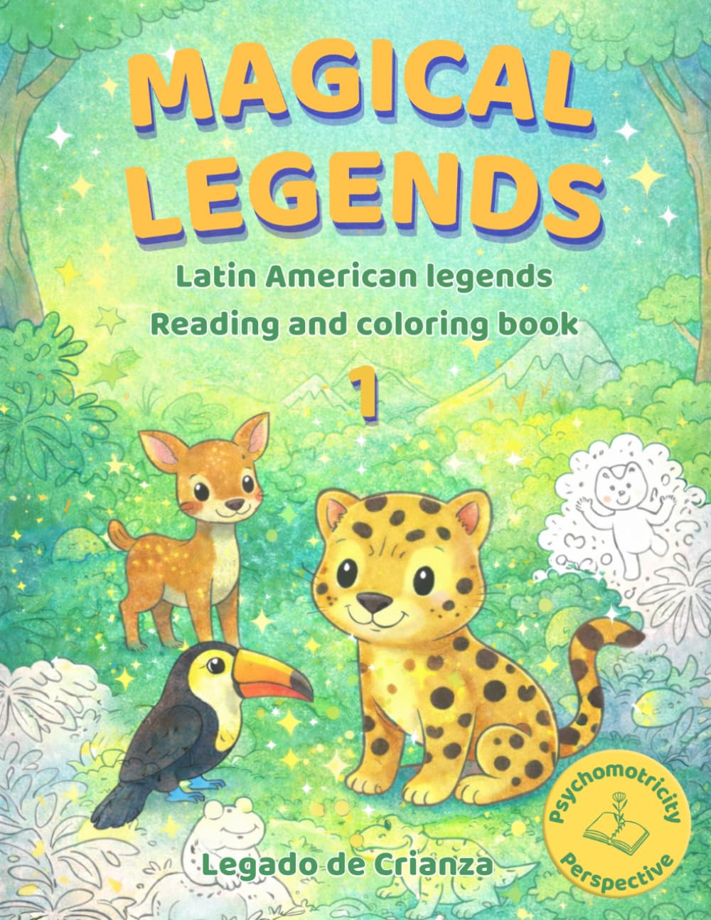Magical Legends: Latin American Legends Reading and coloring book (Volume 1)