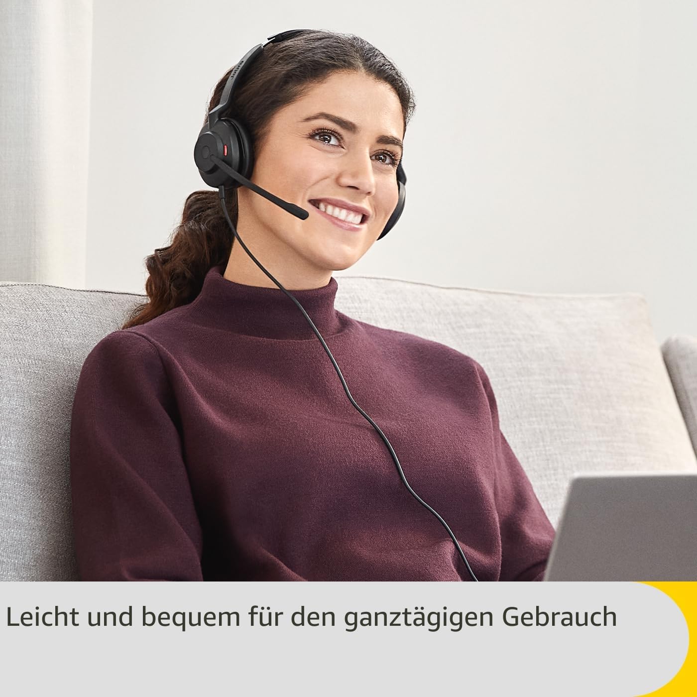 Jabra Evolve2 30 SE - Kabelgebundenes Stereo-Headset mit Geräuschunterdrückung und 2-Mikrofon-Technologie - inkl. USB-A-Kabel - MS Teams zertifiziert, auch mit anderen Plattformen kompatibel - Schwarz