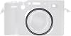 FocusFoto Aluminum Alloy Metal Lens Decoration Ring for Fuji X100 Series Camera Compatible with Fuji X100V X100VI X100F X100T X100S X100 Black