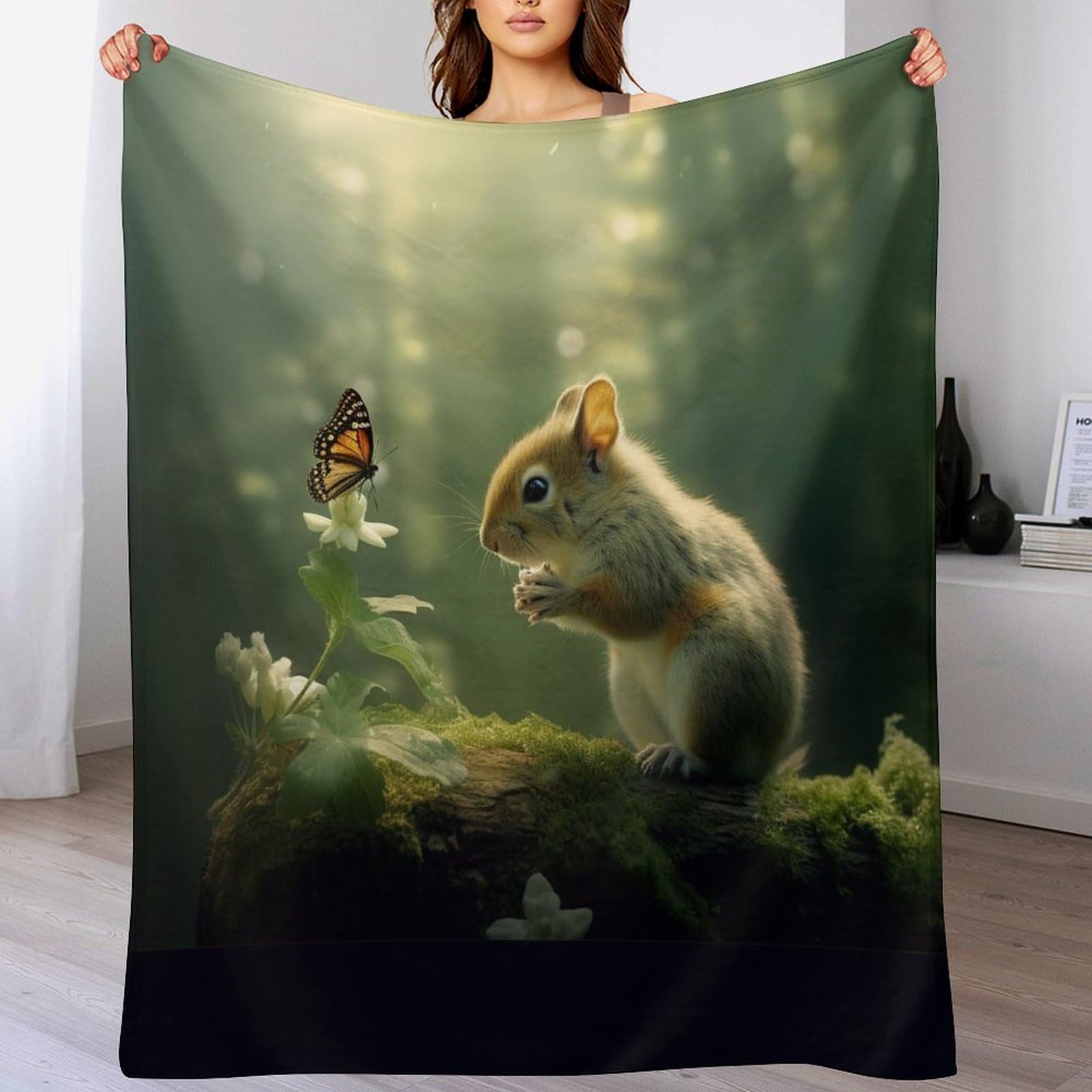 Couverture en flannel lavable en machine pour éliminer la poussière facilement