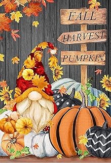 HOUVSSEN Fall Goblin Pumpkin Harvest Retro Tin Sign Sign For Street Garage Family Cafe Bar People Cave Farm Wall Bathroom Decoration Metal Tin Signage 8x12 Inch