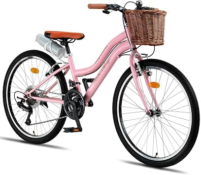 Retro Classic 24 Jant 21 Vites - Vintage Bisiklet Pembe