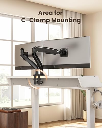 Miniatura 7 de ErGear - Escritorio eléctrico de pie con cajones, mesa de juego de 48" x 24" compatible con soporte para monitor, escritorios de pie, escritorio de