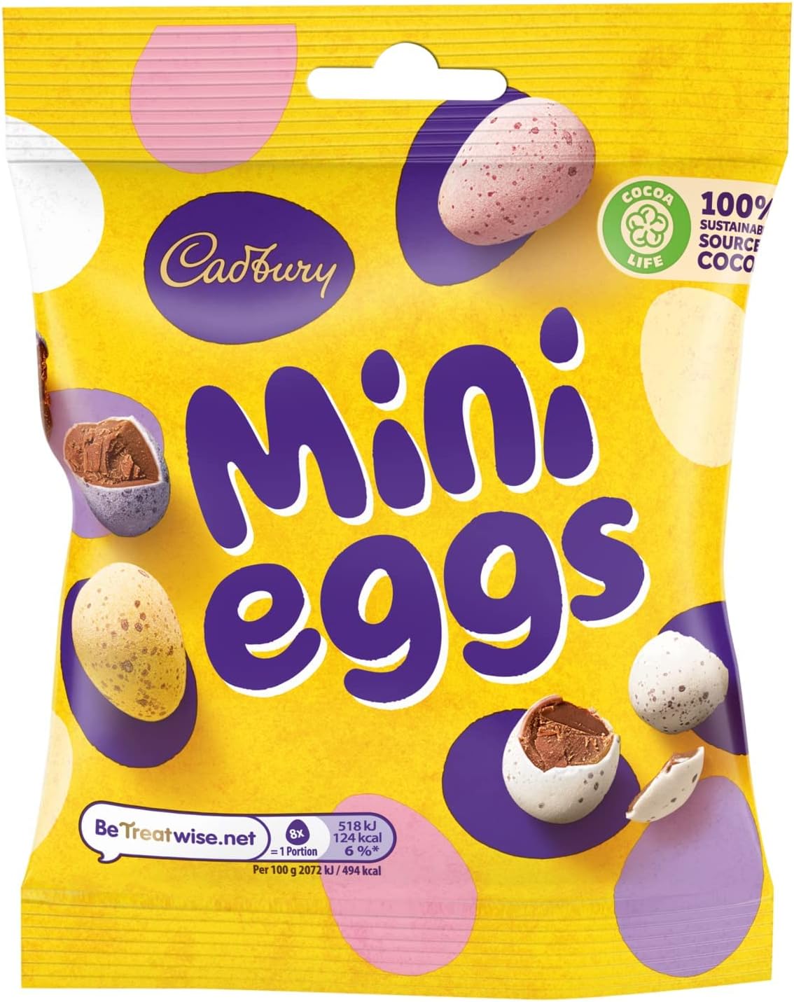 Cadbury Mini Eggs Bag 74g (Pack of 1)