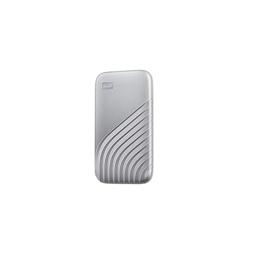 WD 2TB My Passport SSD Portable External Solid State Drive, Silver, Sturdy and Blazing Fast, Password Protection with Hardware Encryption - WDBAGF0020BSL-WESN