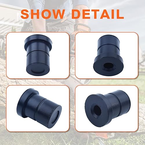 Miniatura 5 de 503869201, 503 86, kit de limitador de movimiento de goma, para Husqvarna 340 345 350 351 353 357 359 455 460 461 para motosierra