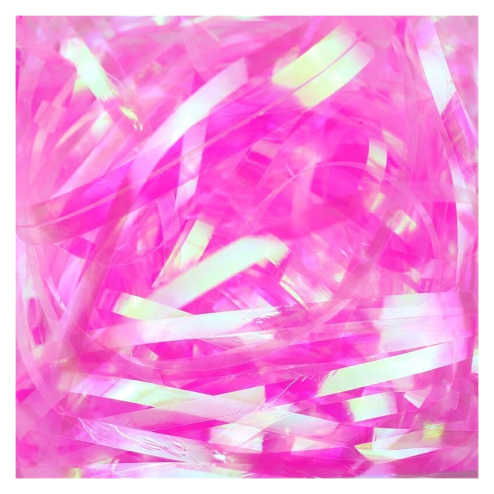 Carta sminuzzata per confezioni regalo, Carta velina triturata e iridescente glitterata multicolore da 60-400 g, riempitivo regalo(Iridescent Purple,400g)