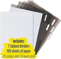 Vista 5 de Archivador de Five Star híbrido, modelo Flex de 1-1/2 pulgadas, Rojo