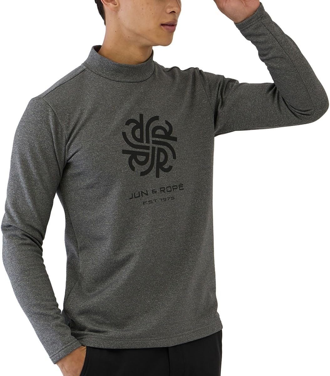 ジュンアンドロペ コーデュラ裏フリース ハイネックシャツ メンズ EJM75100