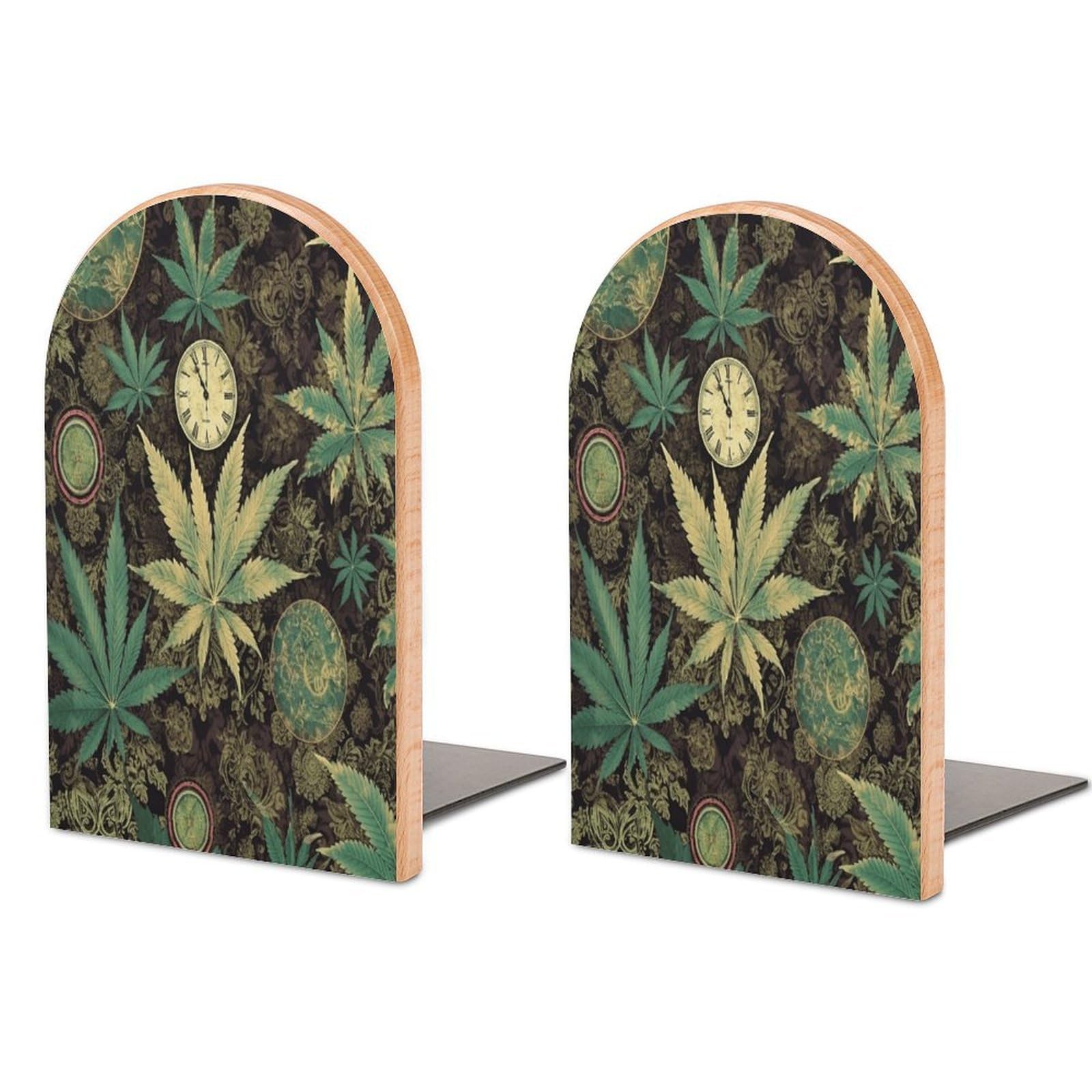 Sujetalibros de madera decorativos para organizar tus novelas en las estanterías del salón
