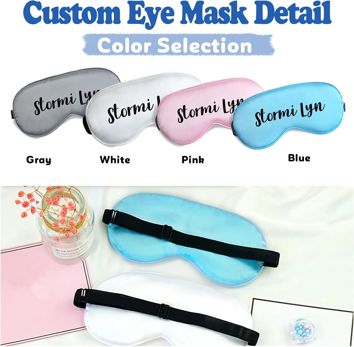 Dyoart Custom Toddler Nap Mat, Personalized Baby Name Sleeping Bag for Preschool Daycare Kinder, Dinosaur Pink Sleeping Mat Set with Blanket Pillow Eye Mask, Portable Nap Sack for Infant Child Girl