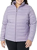 Vista 18 de Yaxa Essentials Women's Lightweight Long-Sleeve Water-Resistant Packable Puffer Jacket (Available in Plus Size)