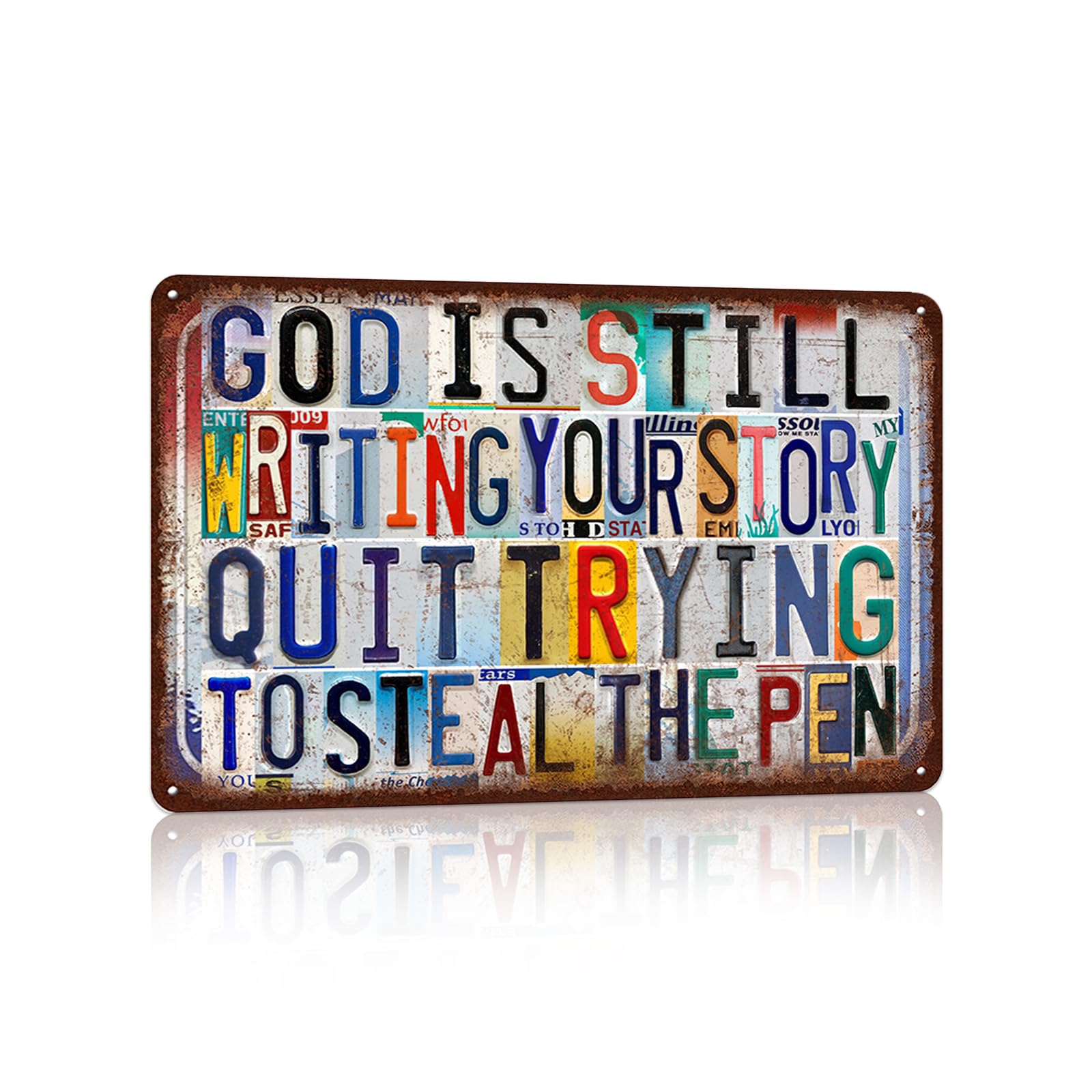 God Is Still Writing Your Story Quit Trying To Steal The Pen Wall Decor