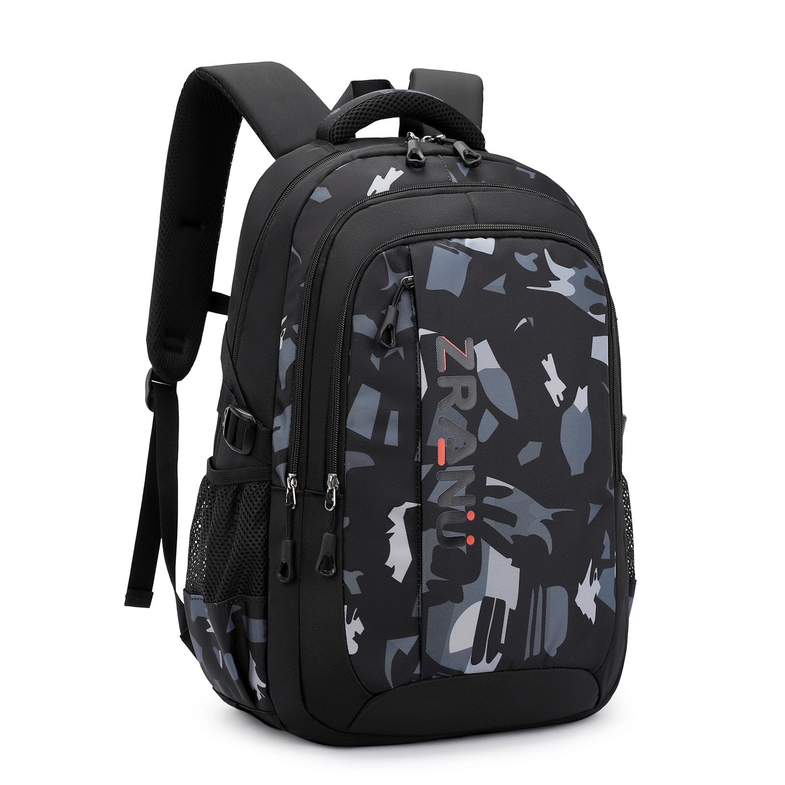 Amythe Mochilas Escolares Adolescentes Mochila Instituto Mochila Colegio para Chicos 10 12 16 18 años, 29 Litri Mochila Negra para Portatil 16 Pulgadas per Niño, Apta para Carro