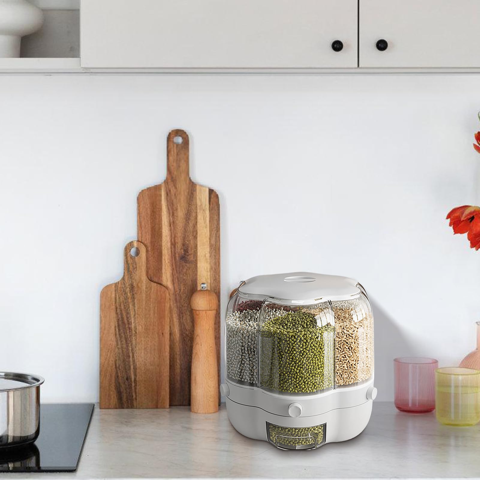 Contenedores de almacenamiento de cocina, contenedor de almacenamiento de