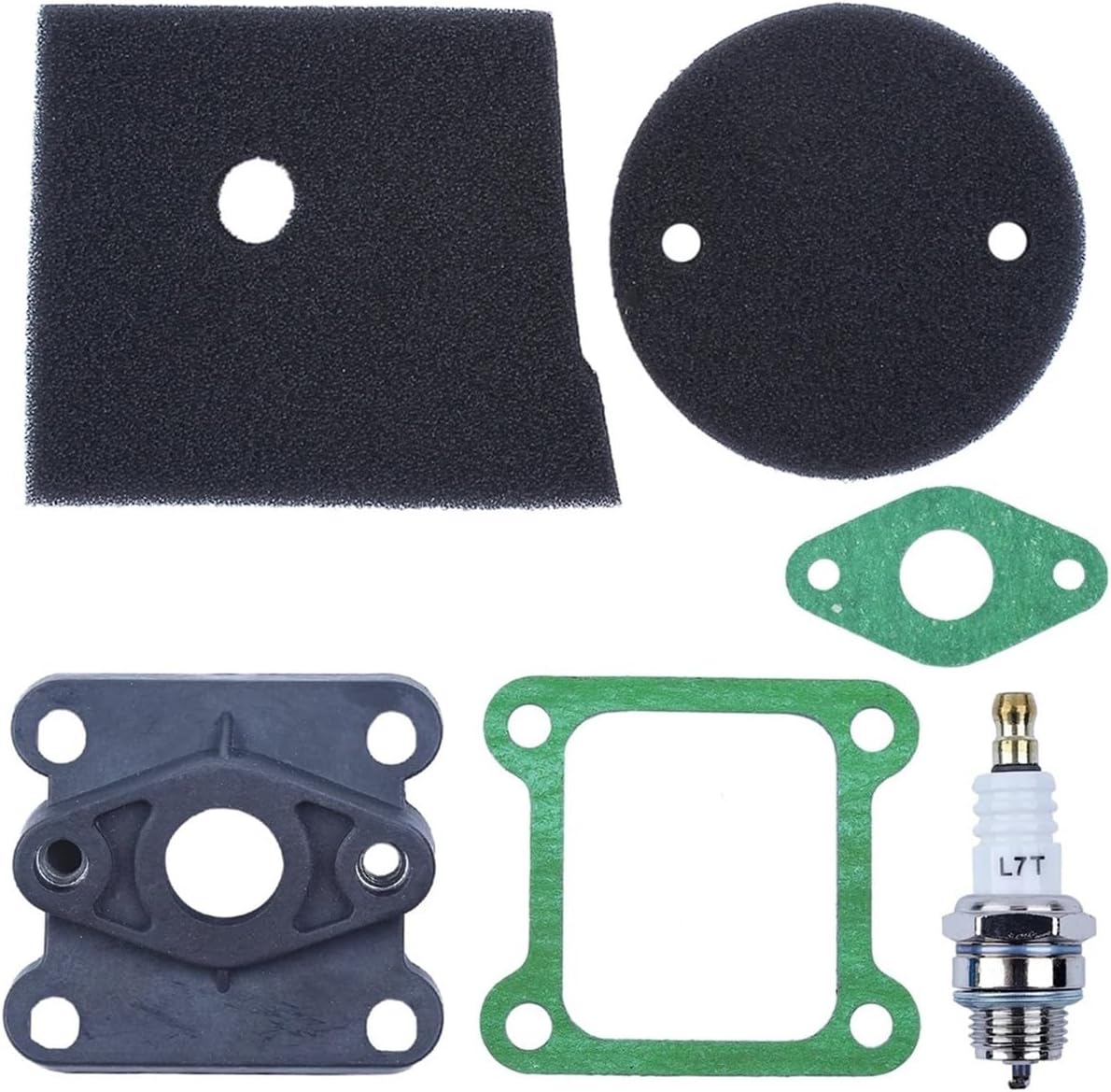 Air Filter Foam Carburetor Manifold Spark Plug Gasket Kit Fit for NB411