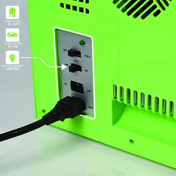 Minecraft Green Creeper 9 Can Mini Fridge 6.7L 10.4 x 10 x 10