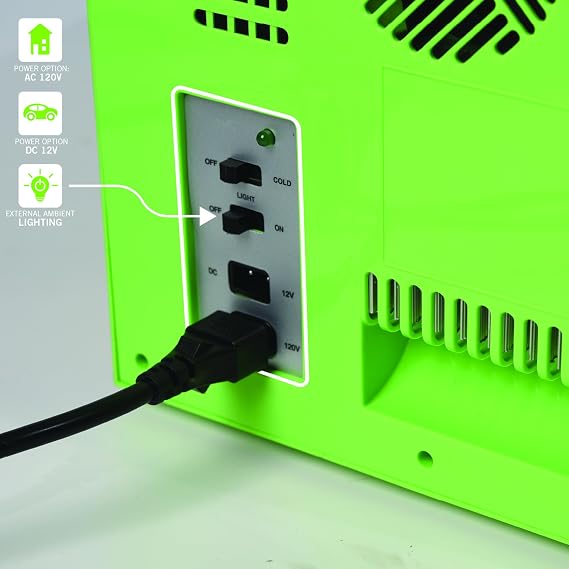 Minecraft Green Creeper 9 Can Mini Fridge 6.7L 10.4 x 10 x 10