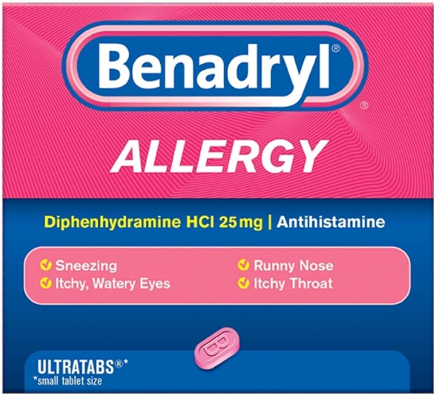 BenadrylAllergy Ultratabs - 48Ct