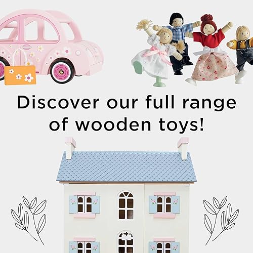 Miniatura 7 de Le Toy Van Daisylane Collection Bluebird - Juego de muebles y casa de muñecas de madera Casa de campo