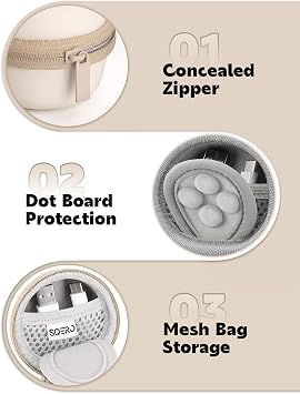 Carrying Case for Babelio White Noise Machine, Compact Travel Storage Bag
