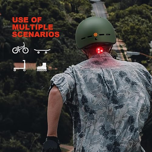 Vista 5 de Cascos de bicicleta para adultos, cascos retro adustiables, cascos deportivos ligeros para bicicleta